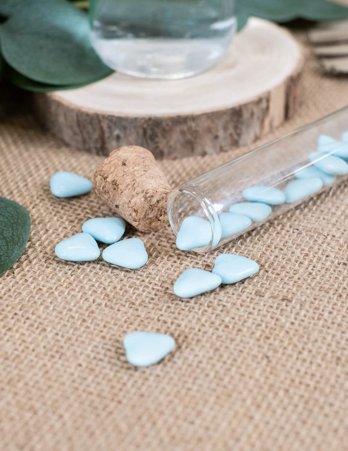 Dragées mini coeur suklaan koeputkipakkaus ehtoolliseen
