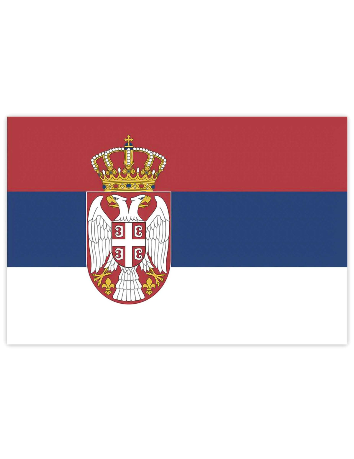 Serbian lippu 150 x 90 cm