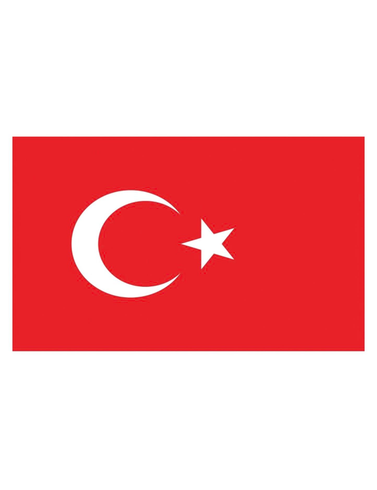 Turkin lippu 150 x 90 cm