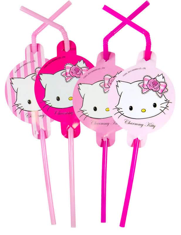 8 pillit Charmmy Kitty lapsille vaaleanpunainen