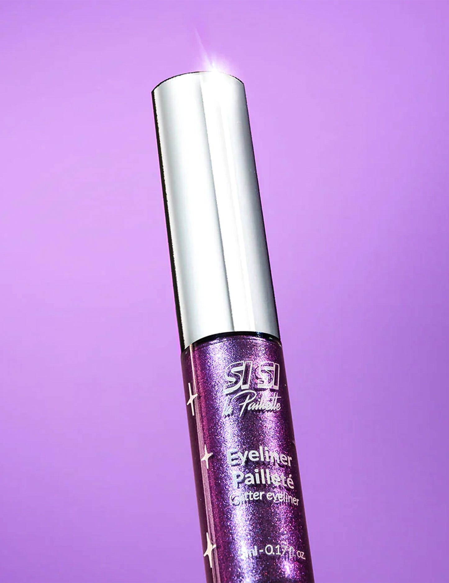 Violetti kimalle-eyeliner Si si la paillette™
