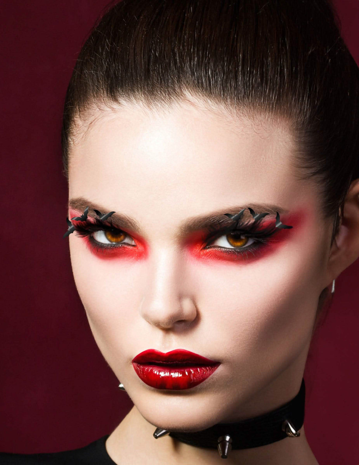 Faux-cils chauve-souris pour adulte noirs