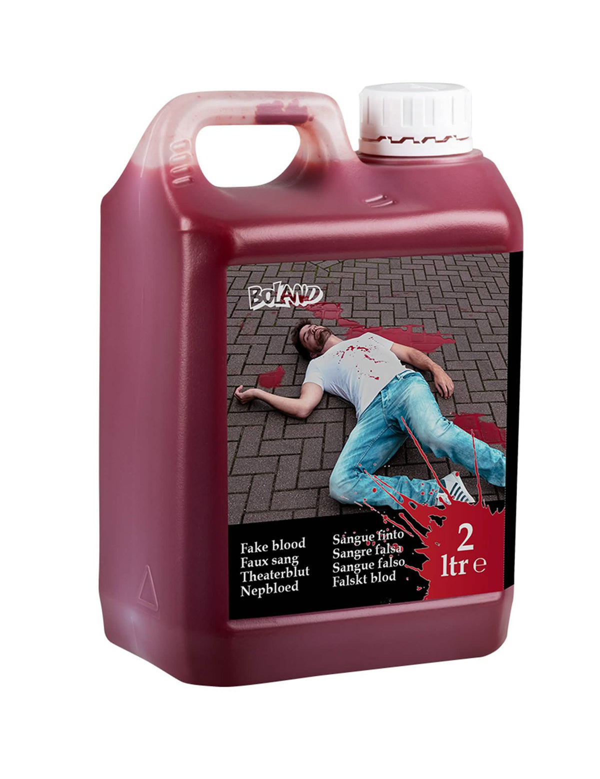 Faux sang pour textile Halloween pour adulte rouge 2 L