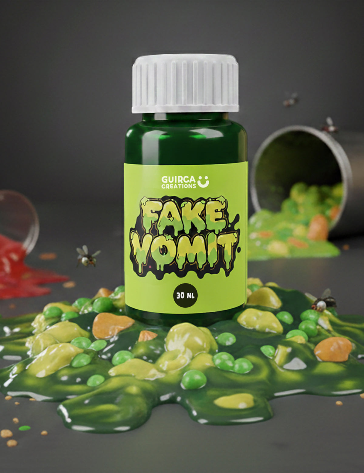 Vihreä teko-oksentelu 30 ml