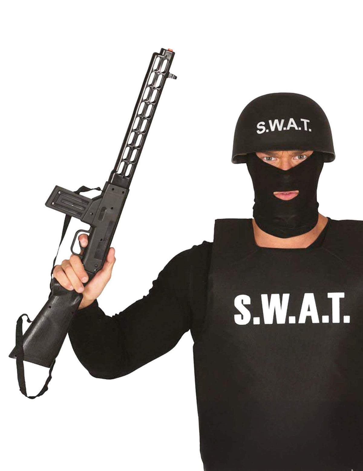 SWAT-hyökkäyskivääri aikuiset musta 69 cm