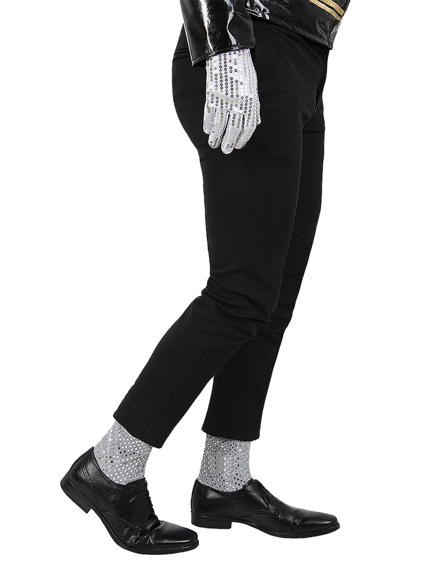 Gant et chaussettes de Michael Jackson pour adulte argentés à paillettes