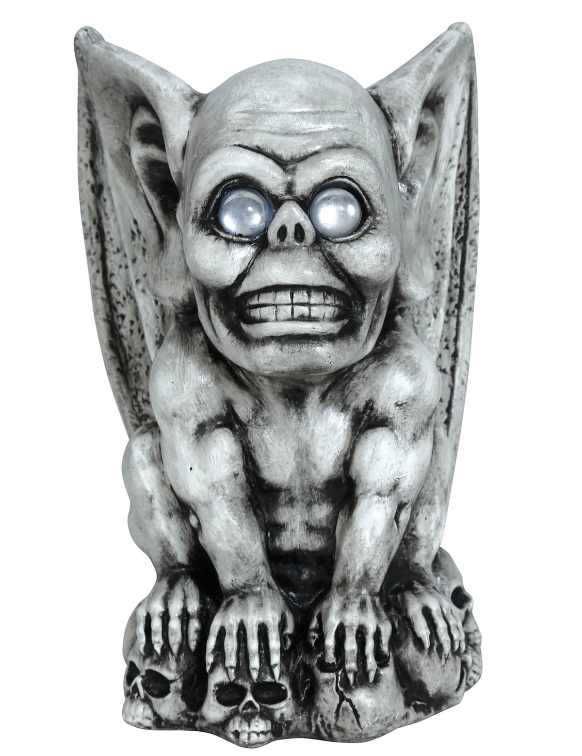 Vue de face de la gargouille décorative pour Halloween