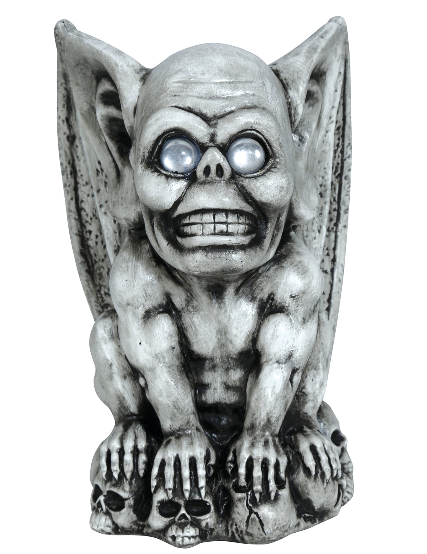 Vue de face de la gargouille décorative pour Halloween