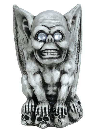Vue de face de la gargouille décorative pour Halloween