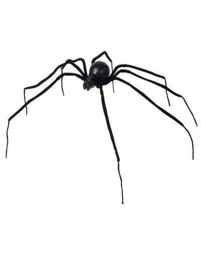 Araignée Halloween pour décoration noire aux yeux rouges