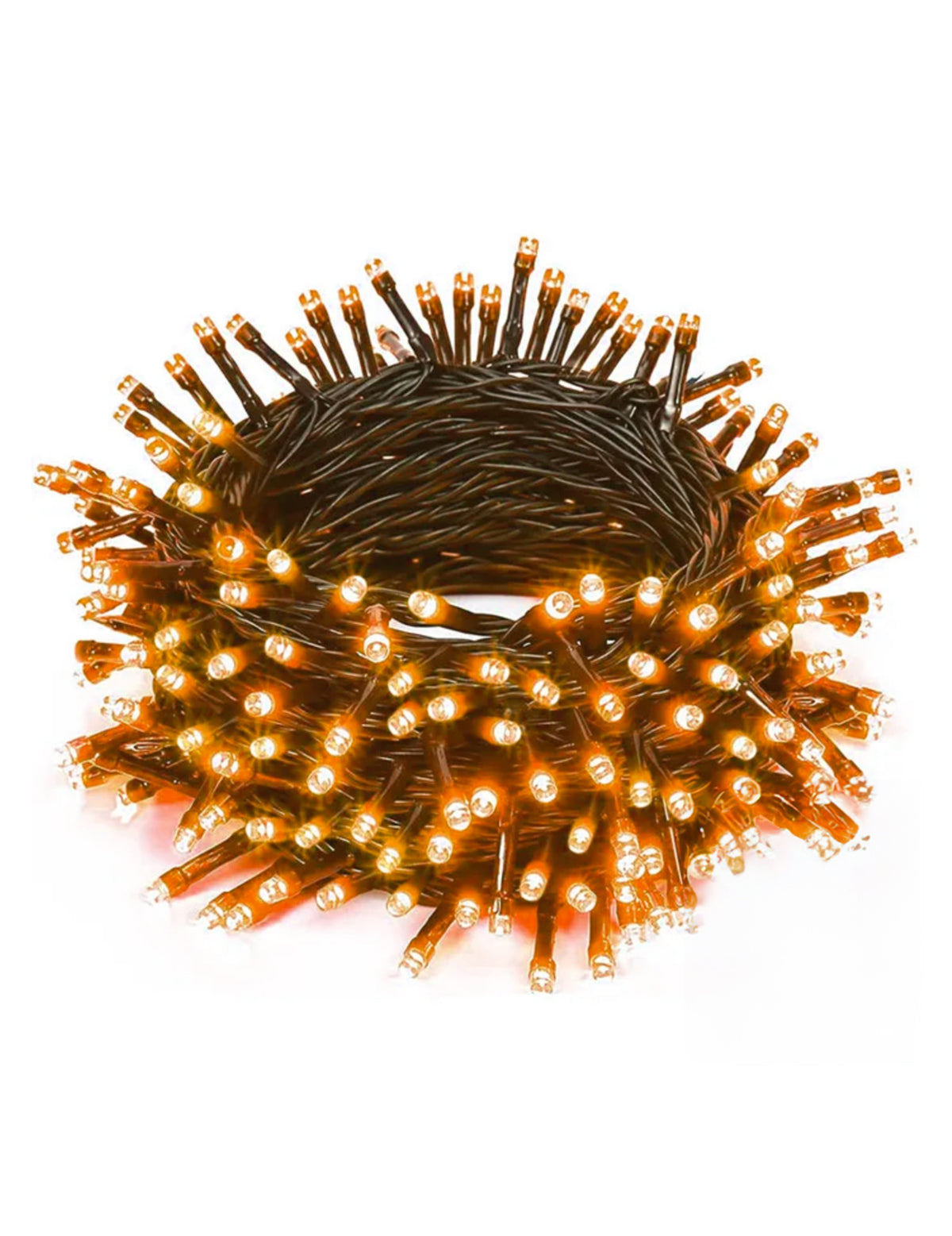 Valoketju 100 LED oranssi 10 m