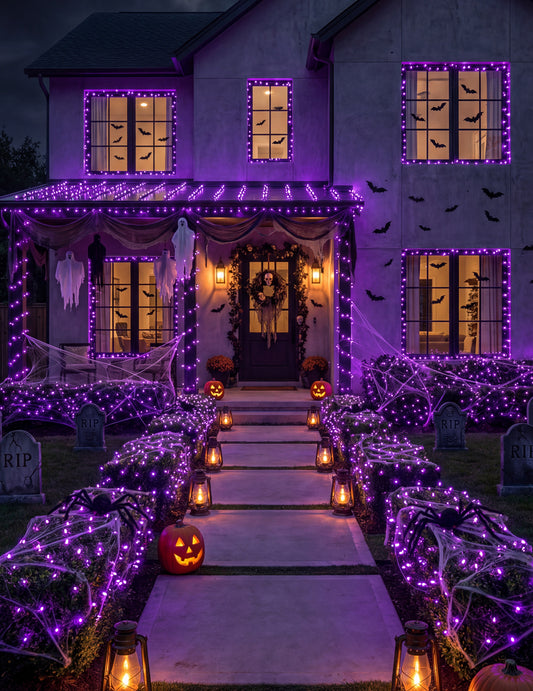 Valoköynnös 100 LED violetti 10M