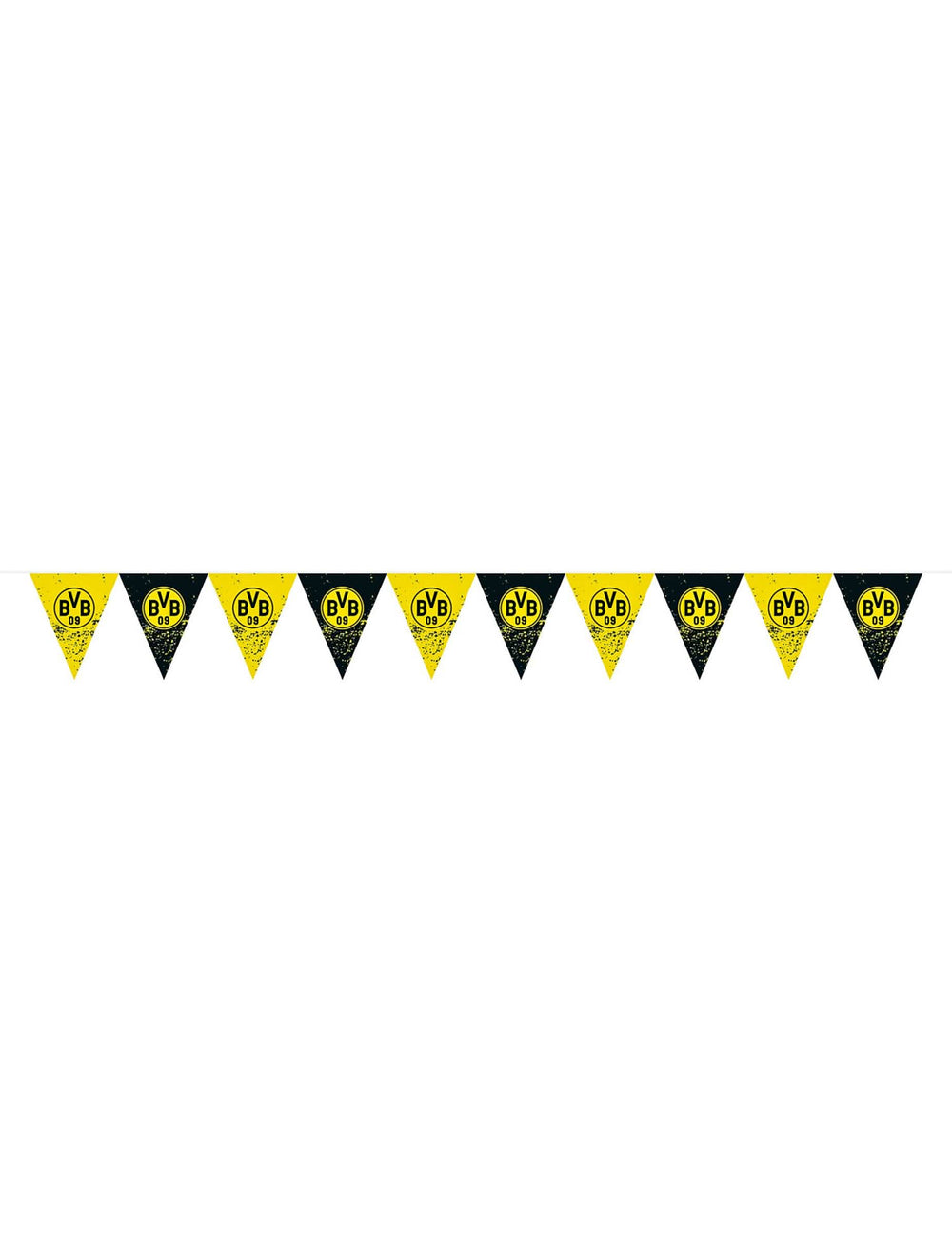 Guirlande à fanions Borussia Dortmund pour supporter jaune et noire