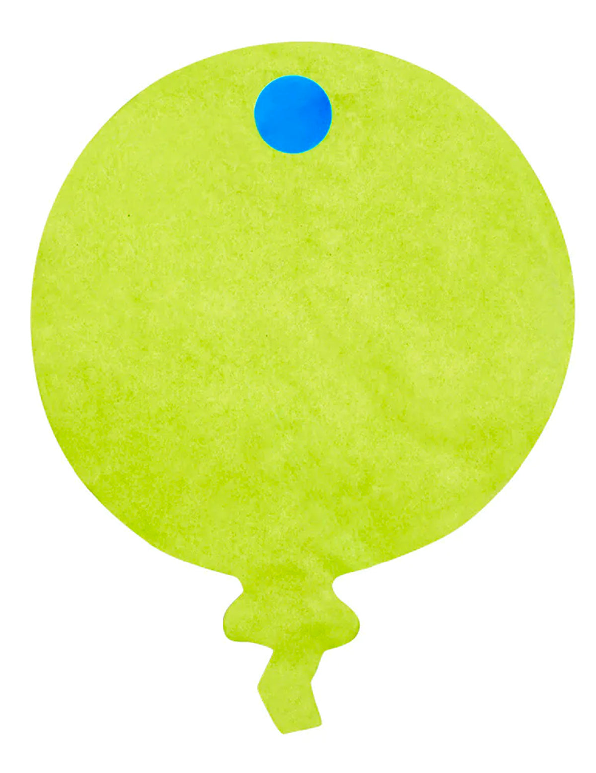 Détail du ballon vert de la guirlande ballons en papier pour fête