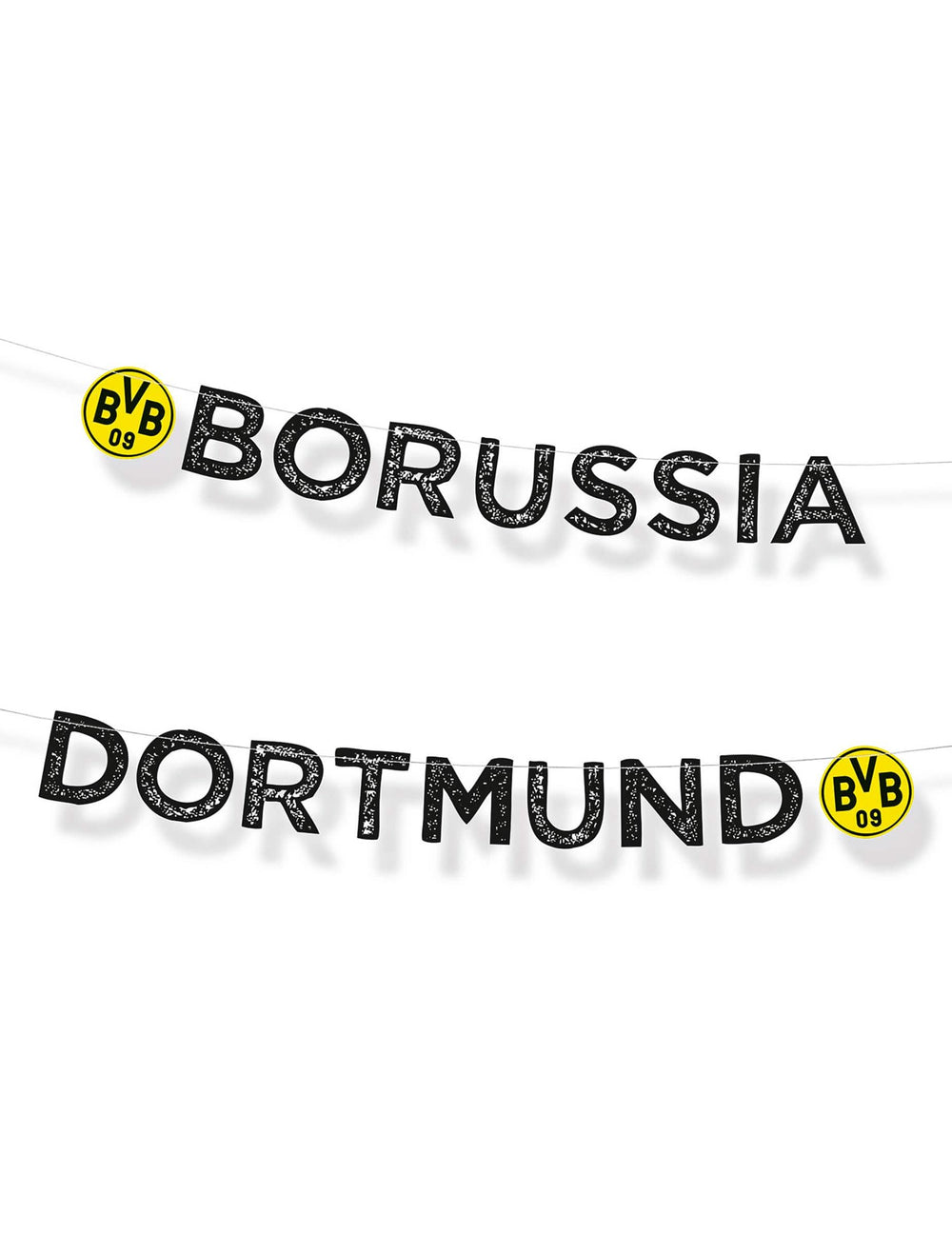 Guirlande Borussia Dortmund pour supporter jaune et noire