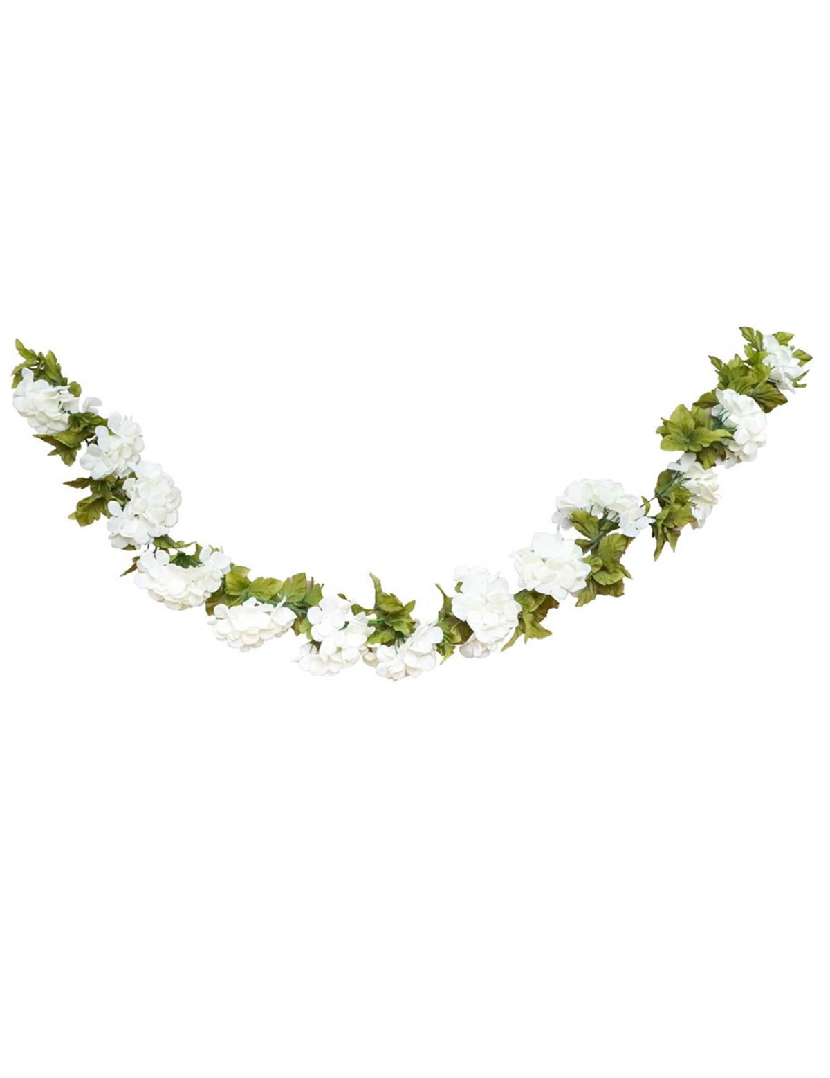 Hortensia-kukkaseppele valkoinen häihin