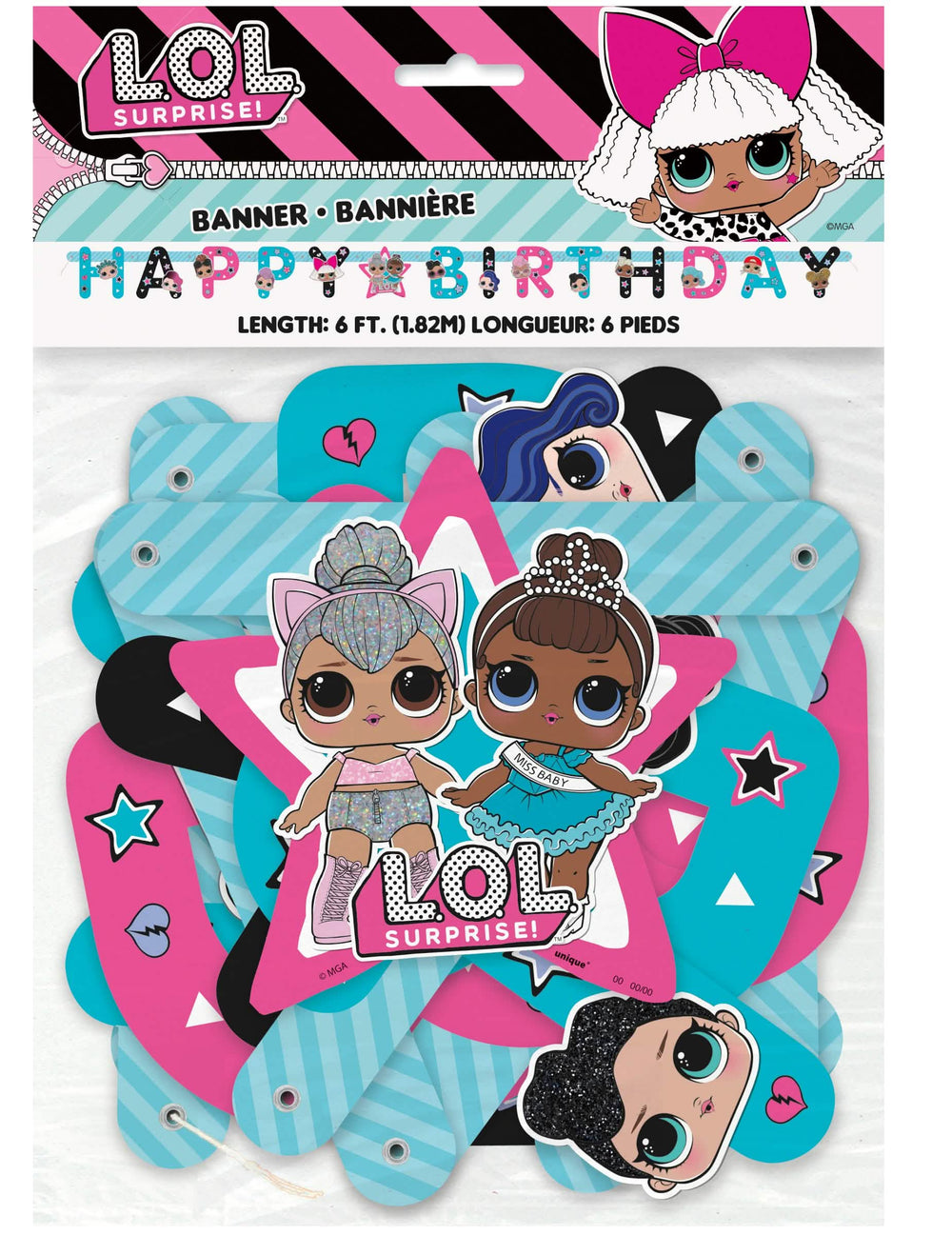 Happy Birthday LOL Surprise -viirin hahmojen ja elementtien yksityiskohdat
