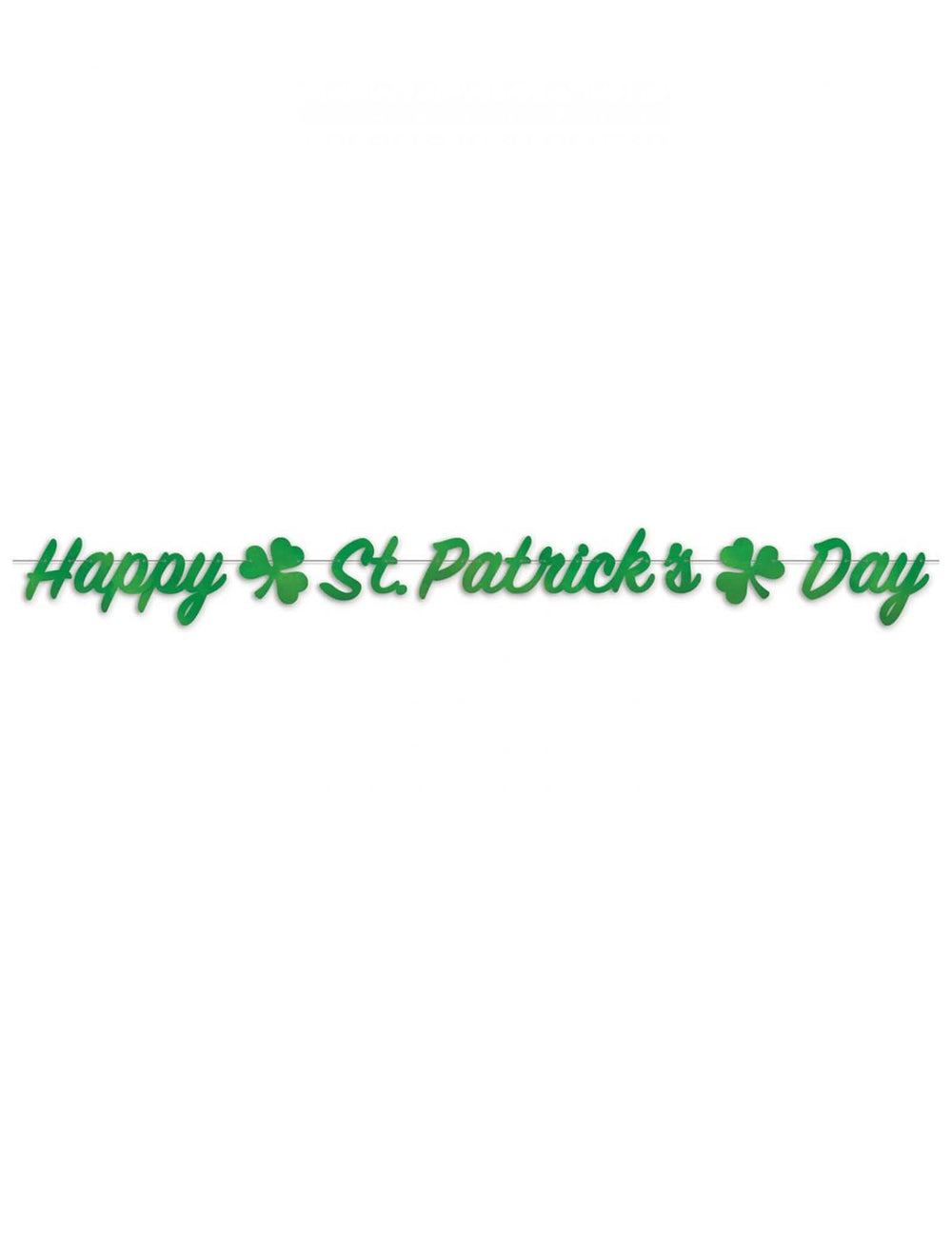 Vue de face de la Guirlande Happy St Patrick's Day