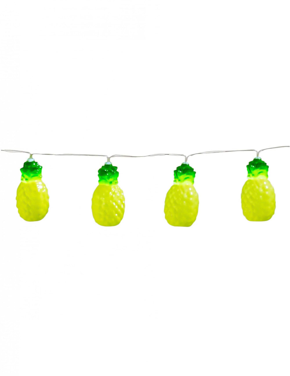 Guirlande lumineuse ananas pour décoration jaune et vert