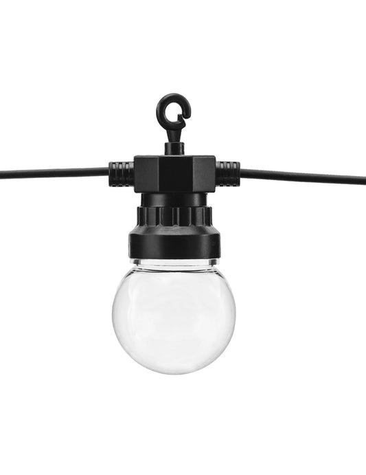 Musta LED-valoketju 5 m