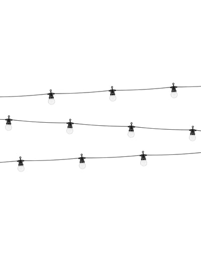 Musta LED-valoketju 5 m
