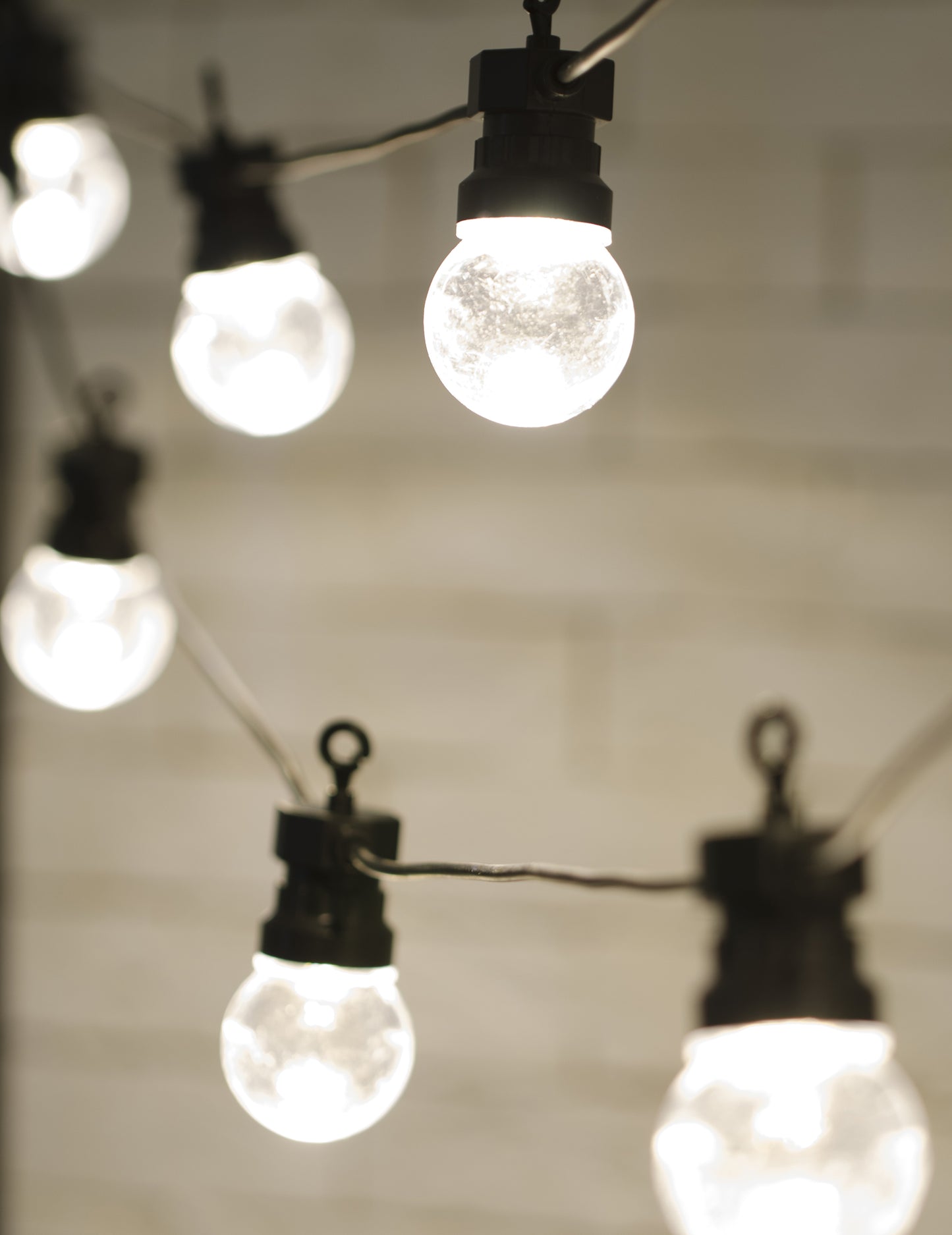 Musta LED-valoketju 5 m