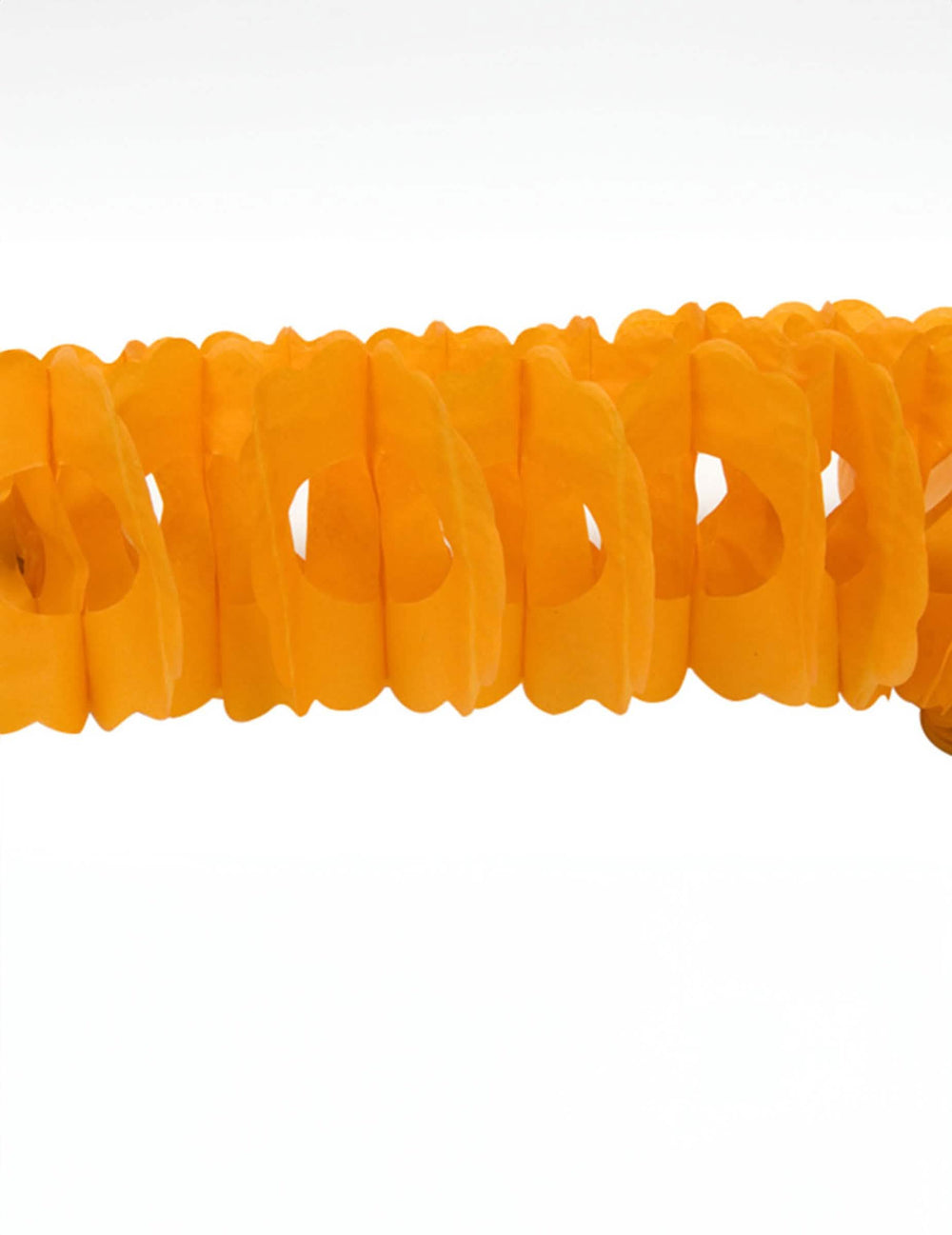 Paperinen oranssi viiri juhlakoristeluun