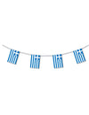 Guirlande plastique Grèce pour décoration de fête bleu et blanc