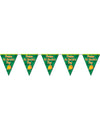 Guirlande fanions Happy St Patrick's Day pour décoration vert avec trèfles et pot d'or