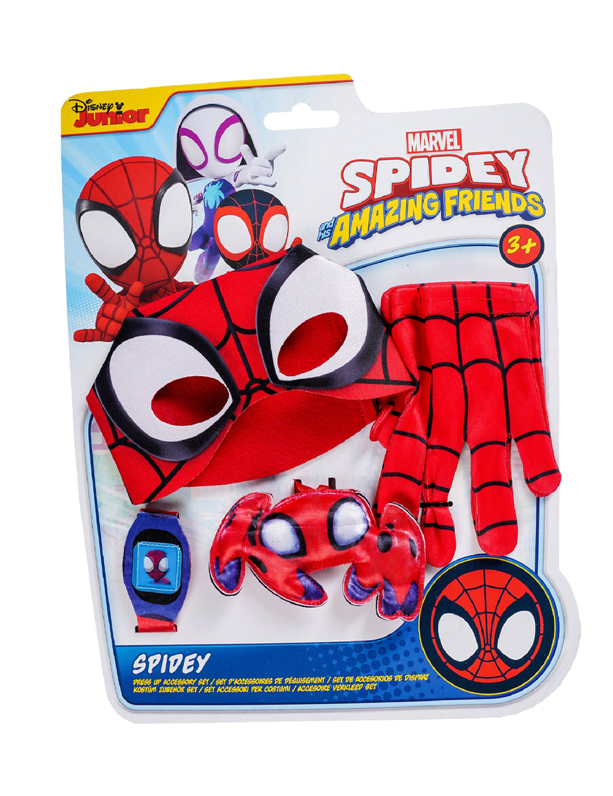 Vue de l'emballage du coffret accessoires Spidey et ses amis