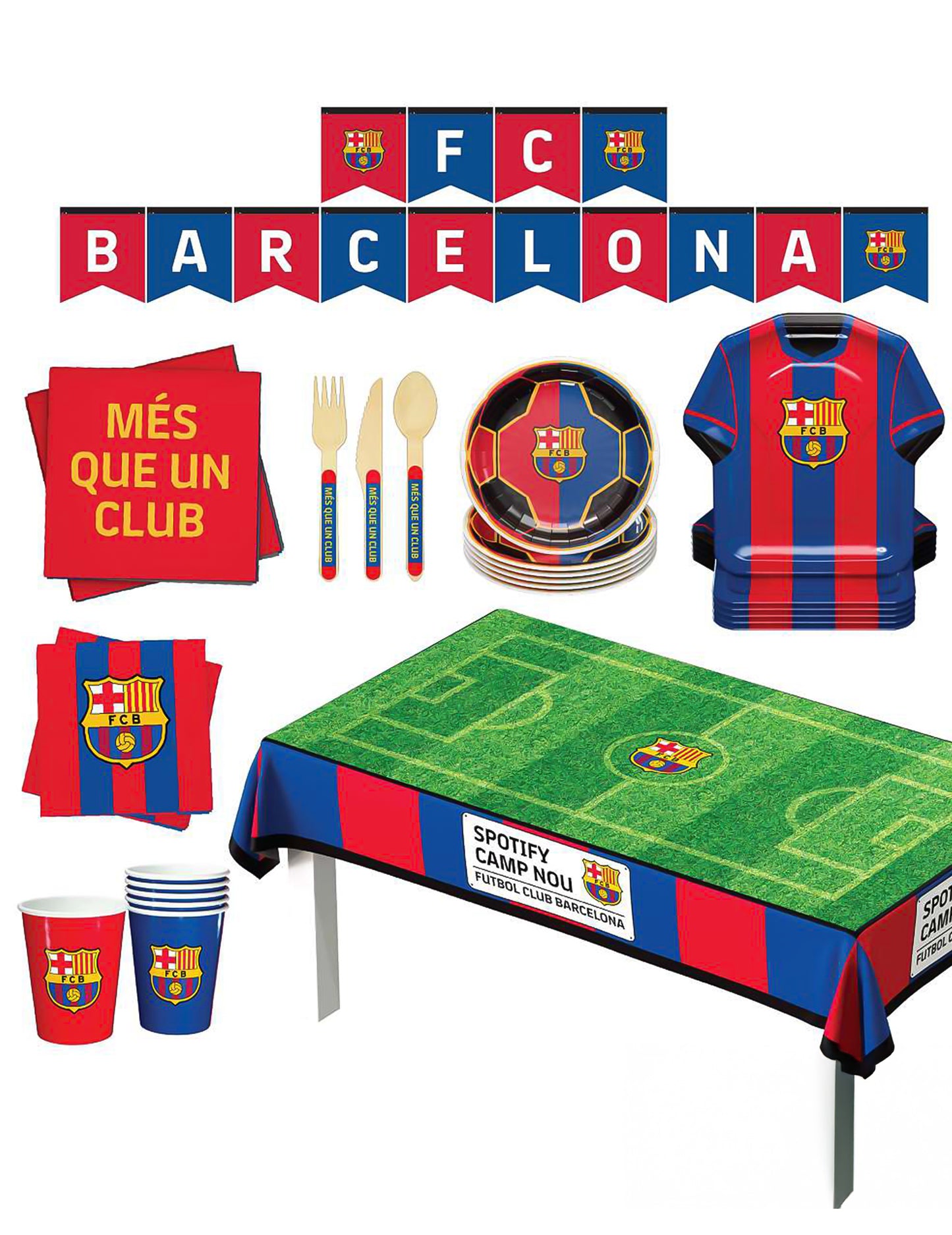 FC Barcelona syntymäpäiväsetti 44 osaa
