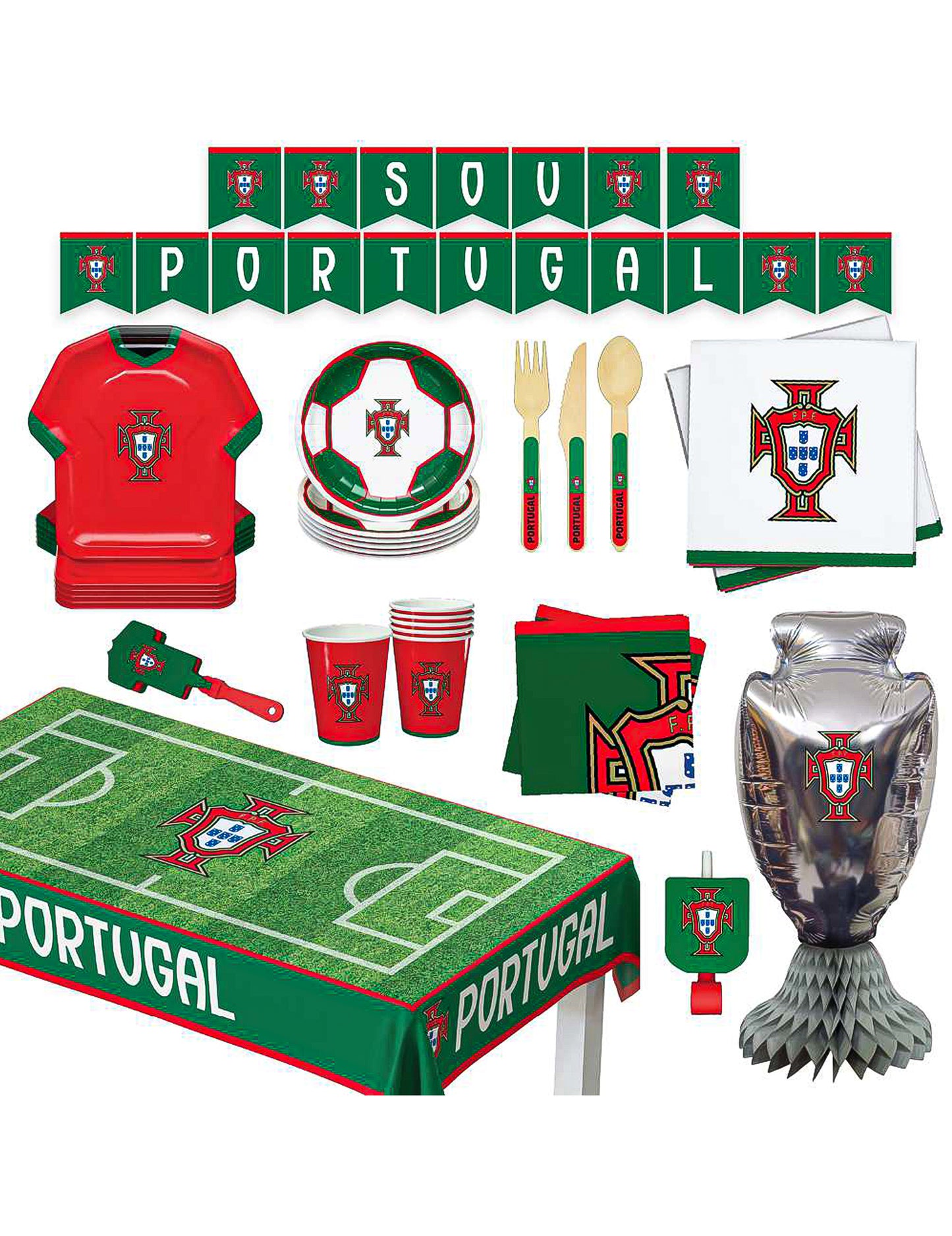 Portugalin jalkapalloliitto syntymäpäiväpaketti 75 osaa