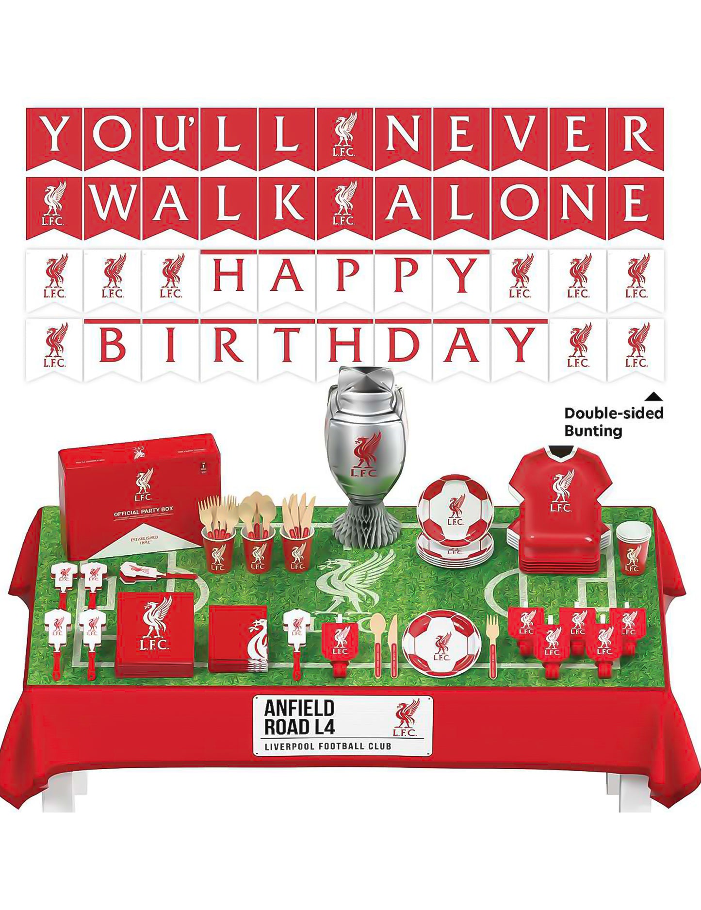 Liverpool Football Club syntymäpäiväsetti 75 osaa
