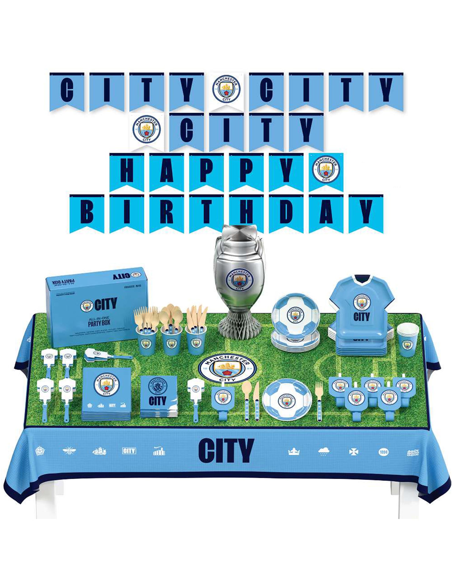 Manchester City Football Club syntymäpäiväsetti 75 osaa