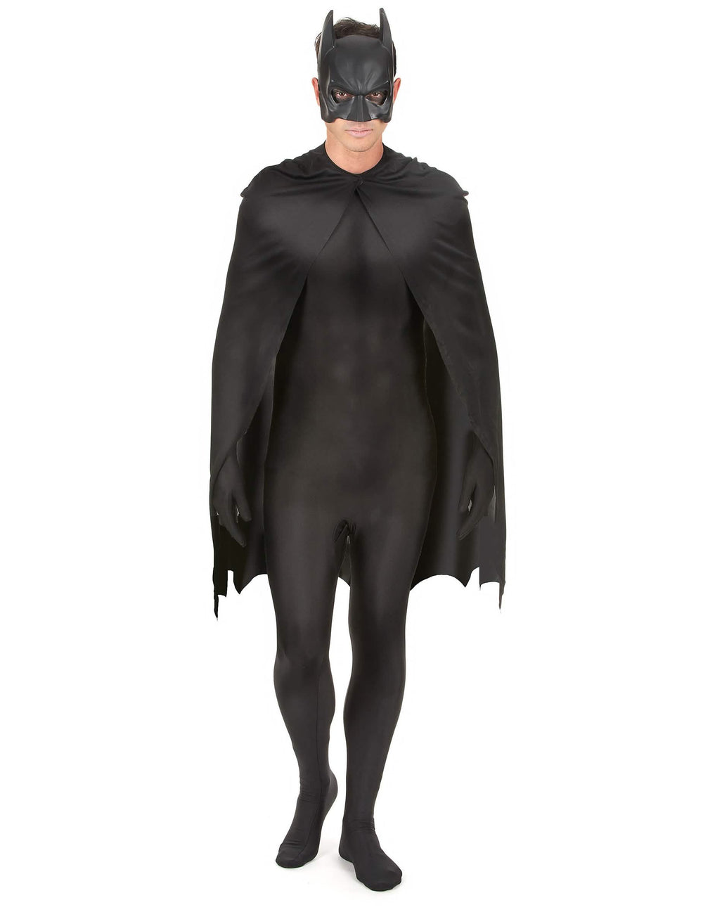 Batman™-viitan ja naamion setti aikuiset musta