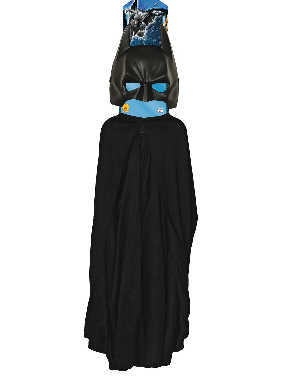 Vue d'ensemble du kit cape et masque Batman