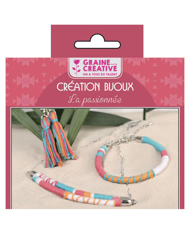 Kit création de bijoux parure pour femme multicolore complet