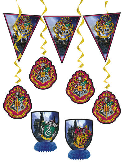 Kit de décorations Harry Potter pour fête multicolore 7 pièces