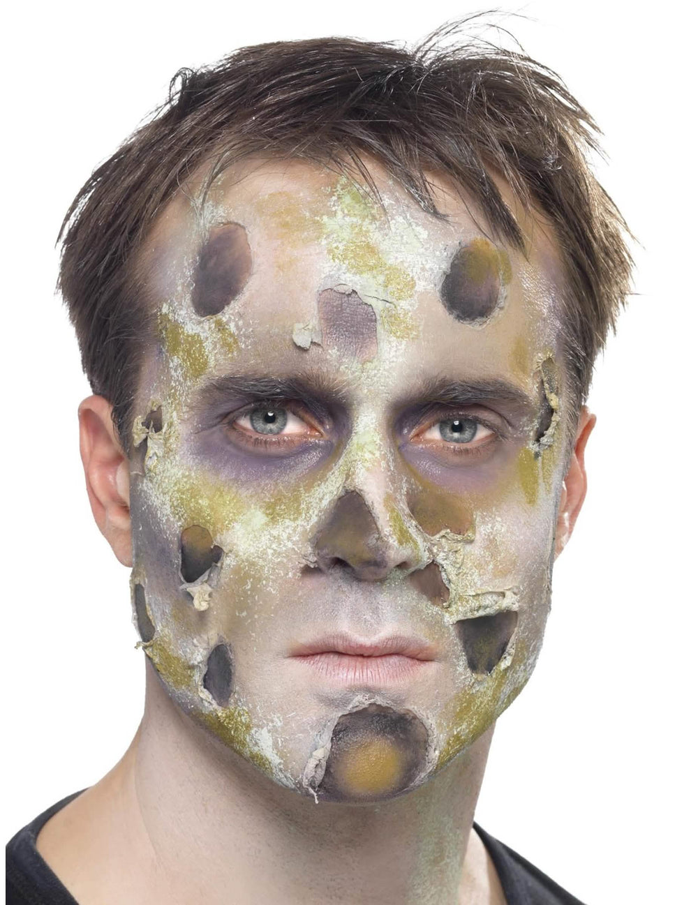 Lähikuva zombiet meikit -setin mädäntyneen ihon efektistä