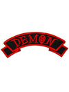 Patch Kreepsville Gothic Demon pour adulte noir et rouge