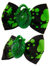 Accessoire pour cheveux Kreepsville Gothic Heart pour femme vert et noir