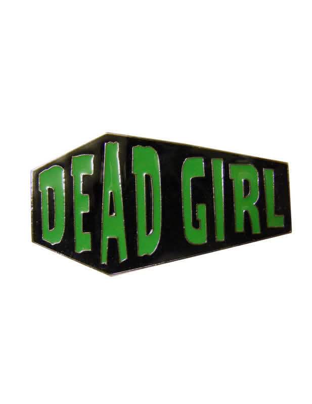 Sormus kahdelle sormelle arkku Dead Girl naisille musta ja vihreä