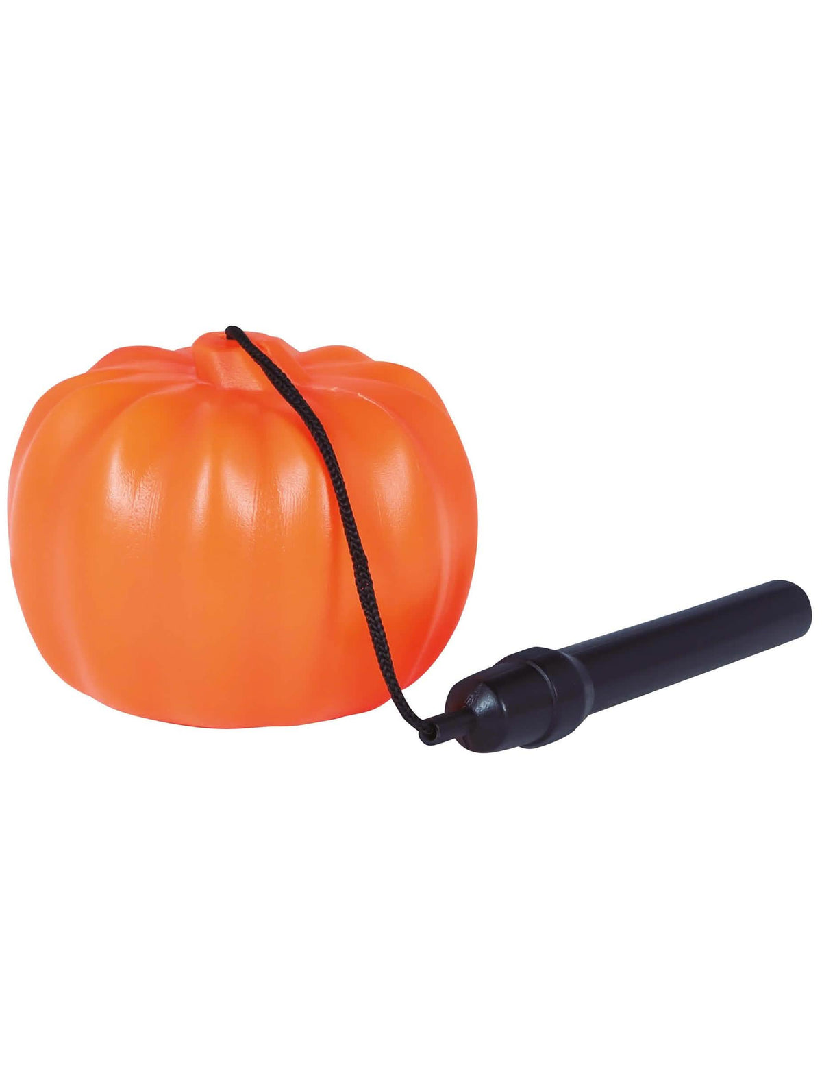 Vue de profil de la lampe torche citrouille pour Halloween