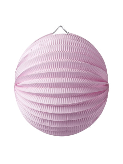 Lampion boule pour décoration rose en papier épais