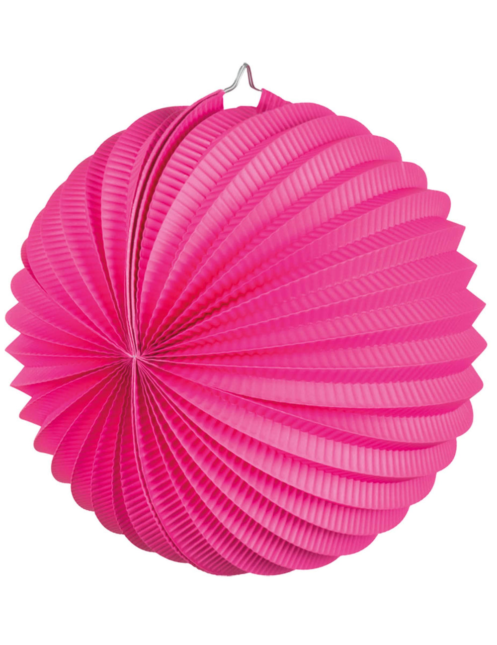Lanterne boule à suspendre pour décoration fuchsia