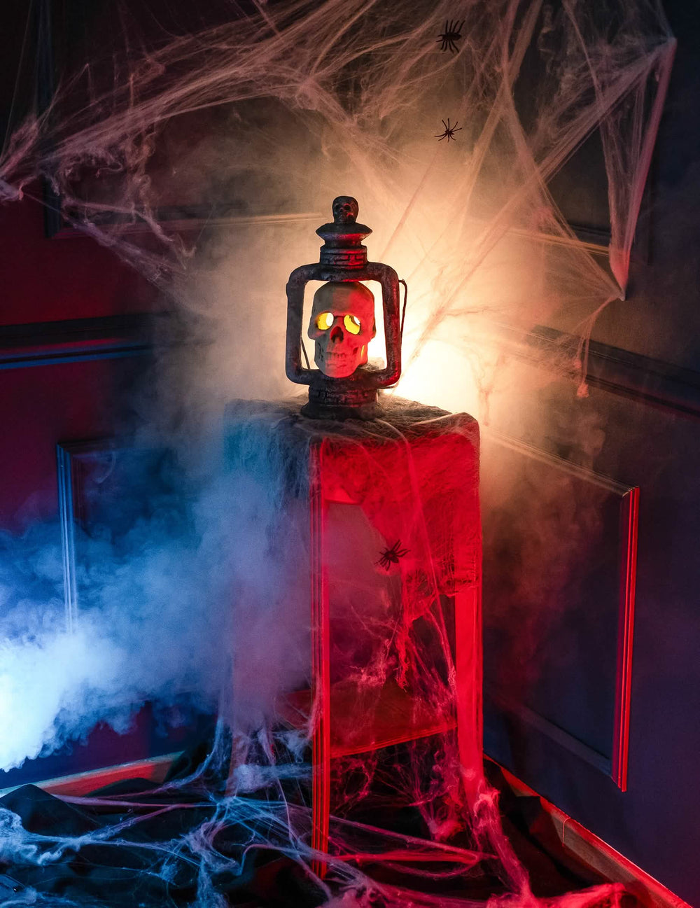 Halloweenin pääkallolyhdyn käyttötilanne