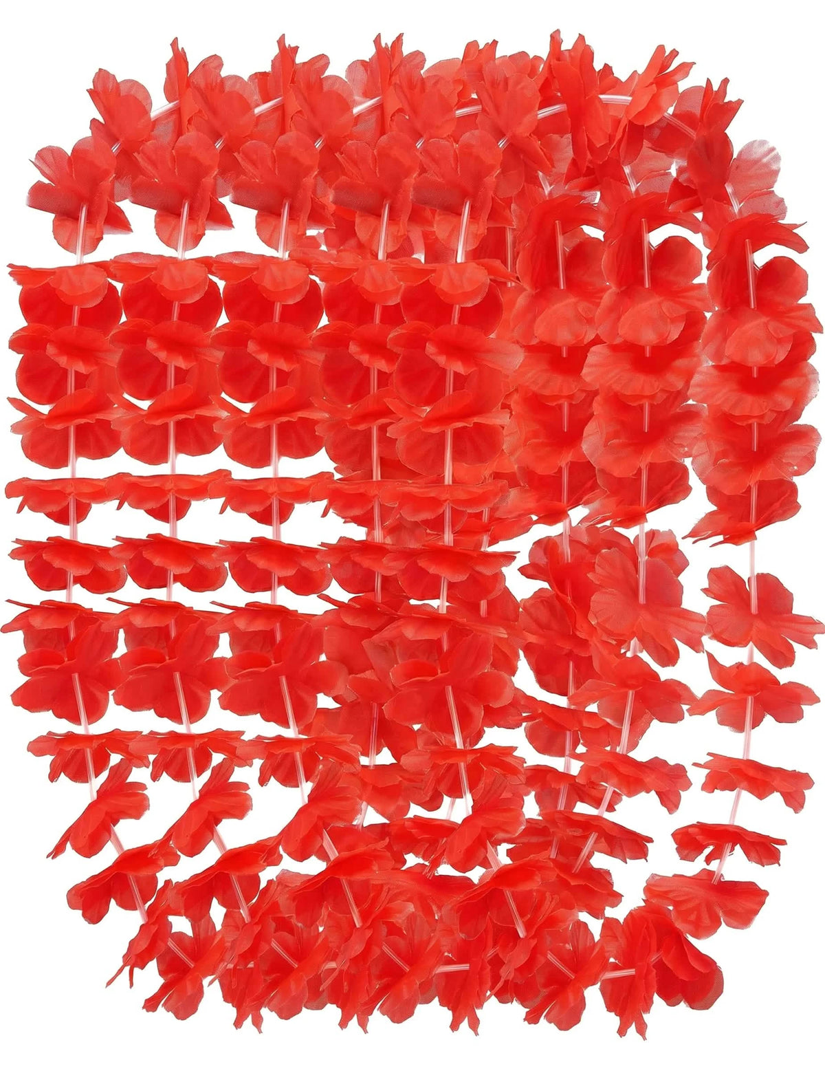 12 kpl punaisia Havaiji-kaulakoruja