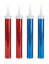 Fontaines scintillantes à changement de couleur bleu et rouge pailletées