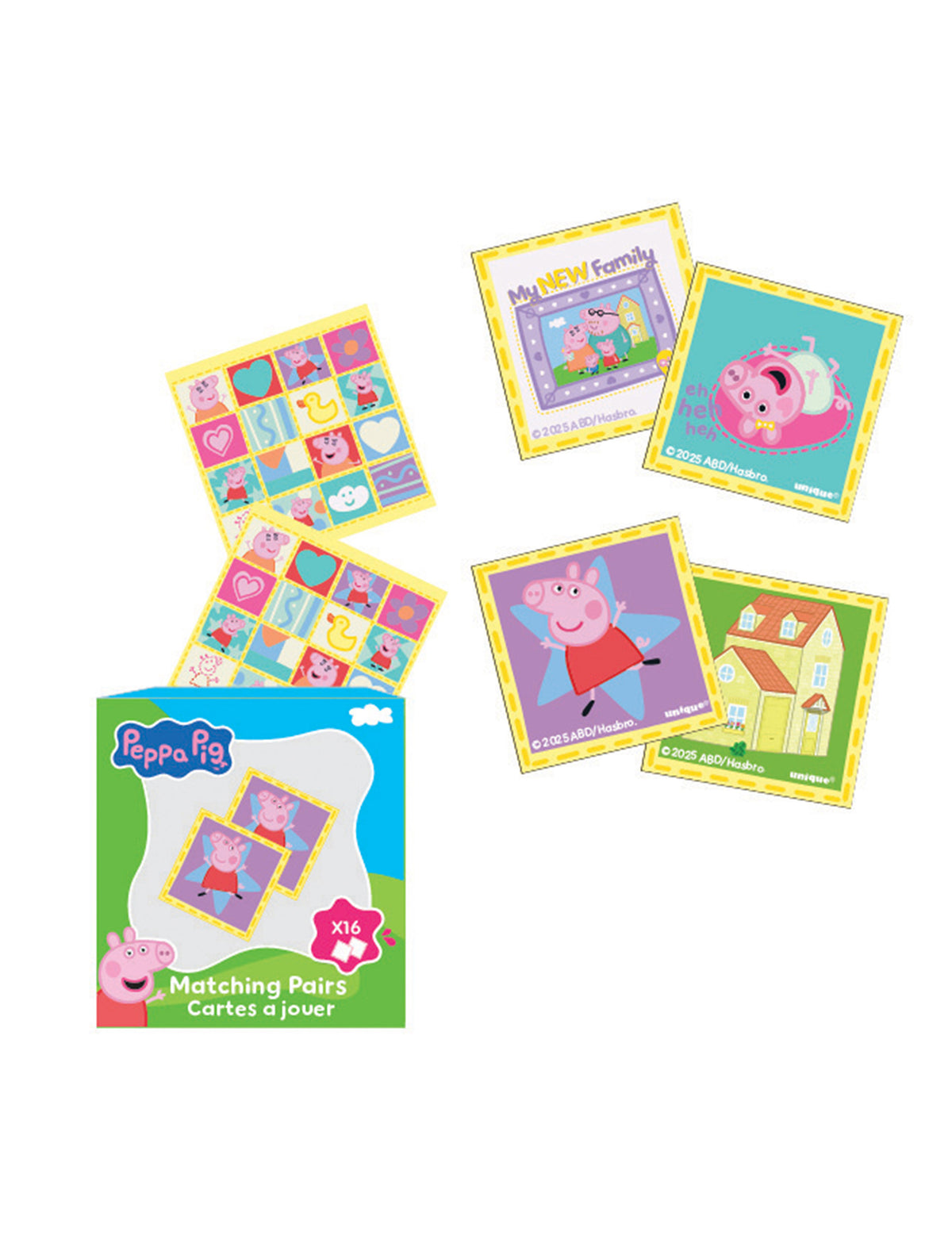 4 Peppa Pig™ -korttipelin setti