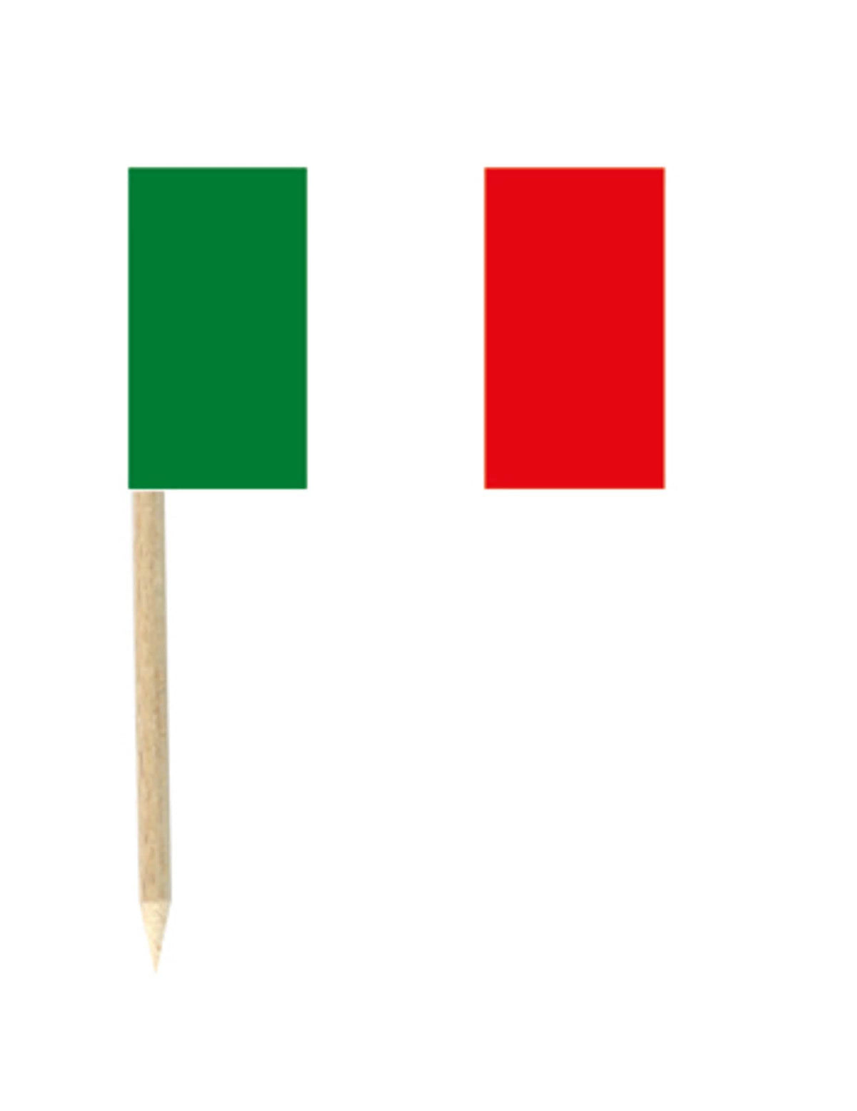 Pieniä Italia-lippupinnejä vihreä valkoinen punainen